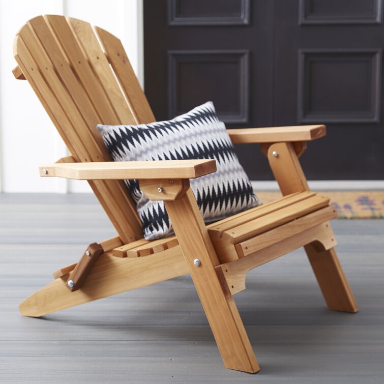 Tustin Solid Wood Folding Adirondack Chair